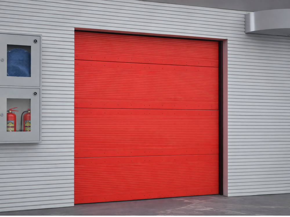 Противопожарные секционные ворота серии ProFire 2500х3000