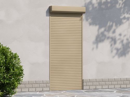 Рольставни на двери Aлютех Trend 1300×2200 мм