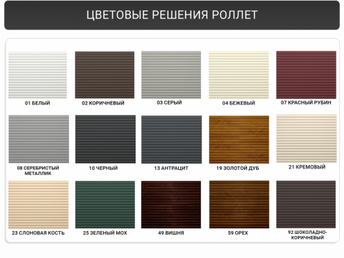 Роллеты на окна | Рольставни Alutech серии Prestige 800×1400 мм